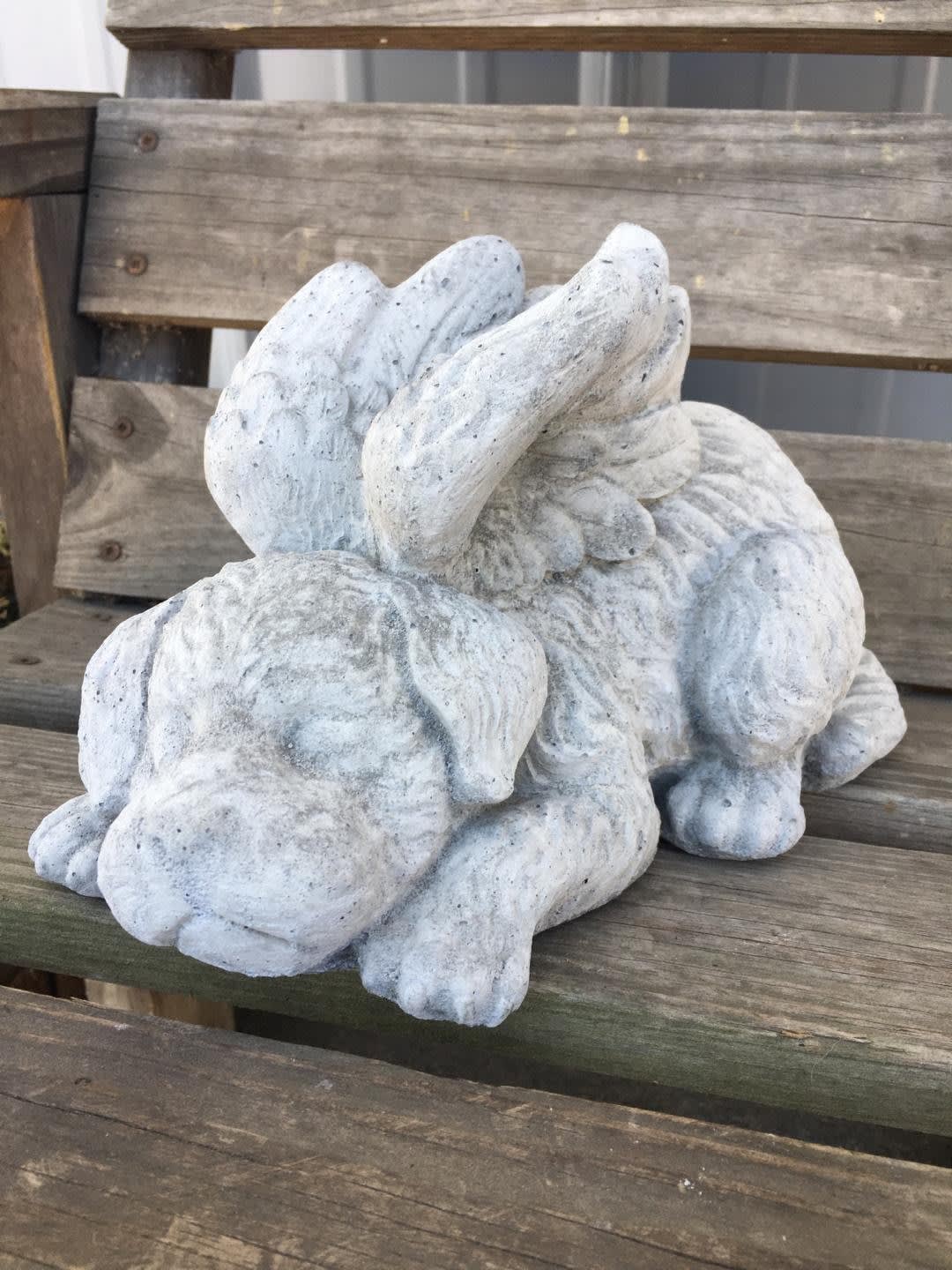 Concrete Dog Concrete Dog - Concrete Dog Statue. 10-in long x 6-in high
