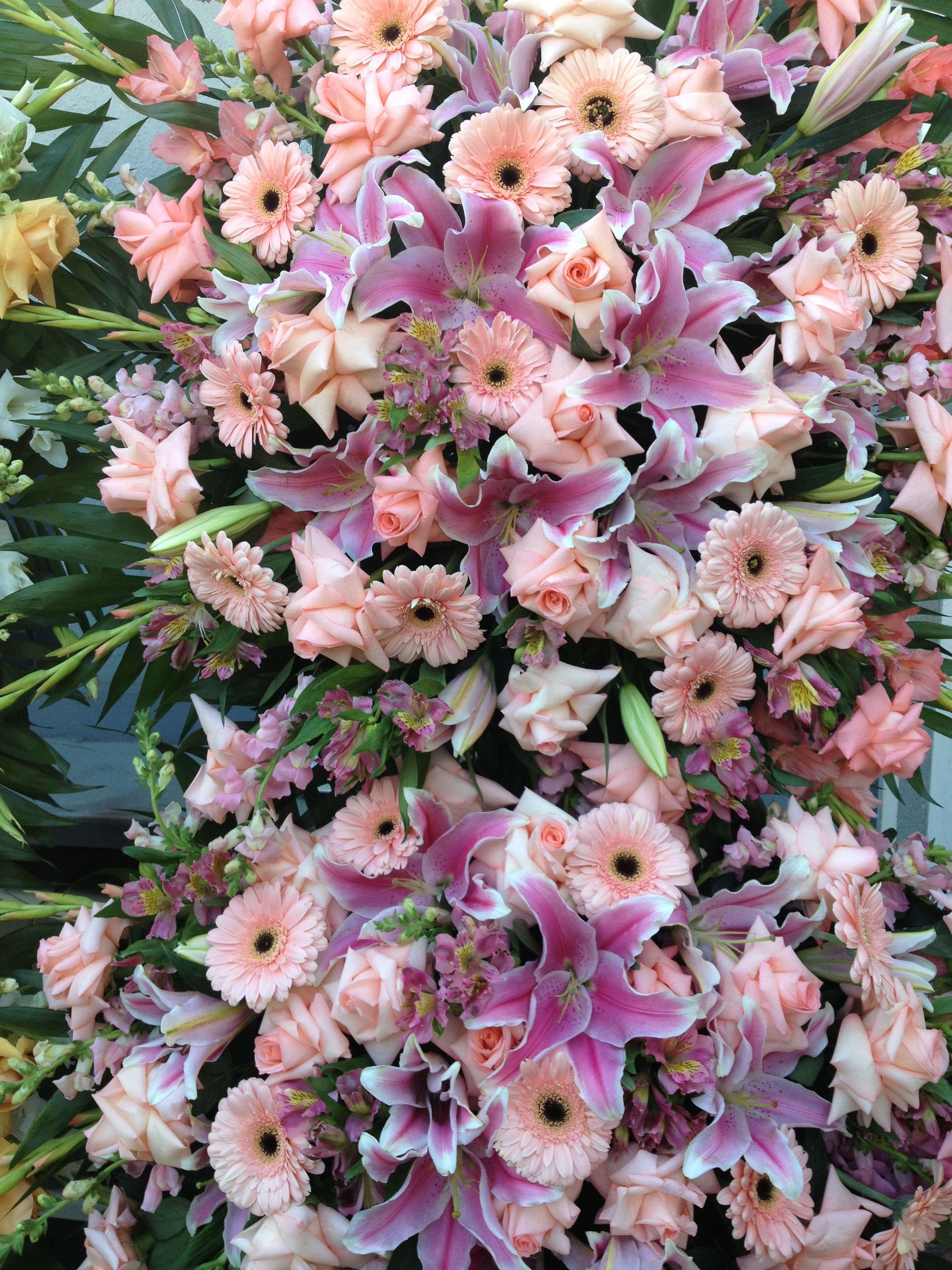 funeral spray double6 funeral spray double6 - funeral spray double on 6ft easel