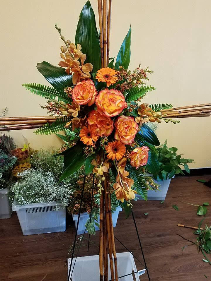 Peace of Orange Bliss - Tropical Flowers 