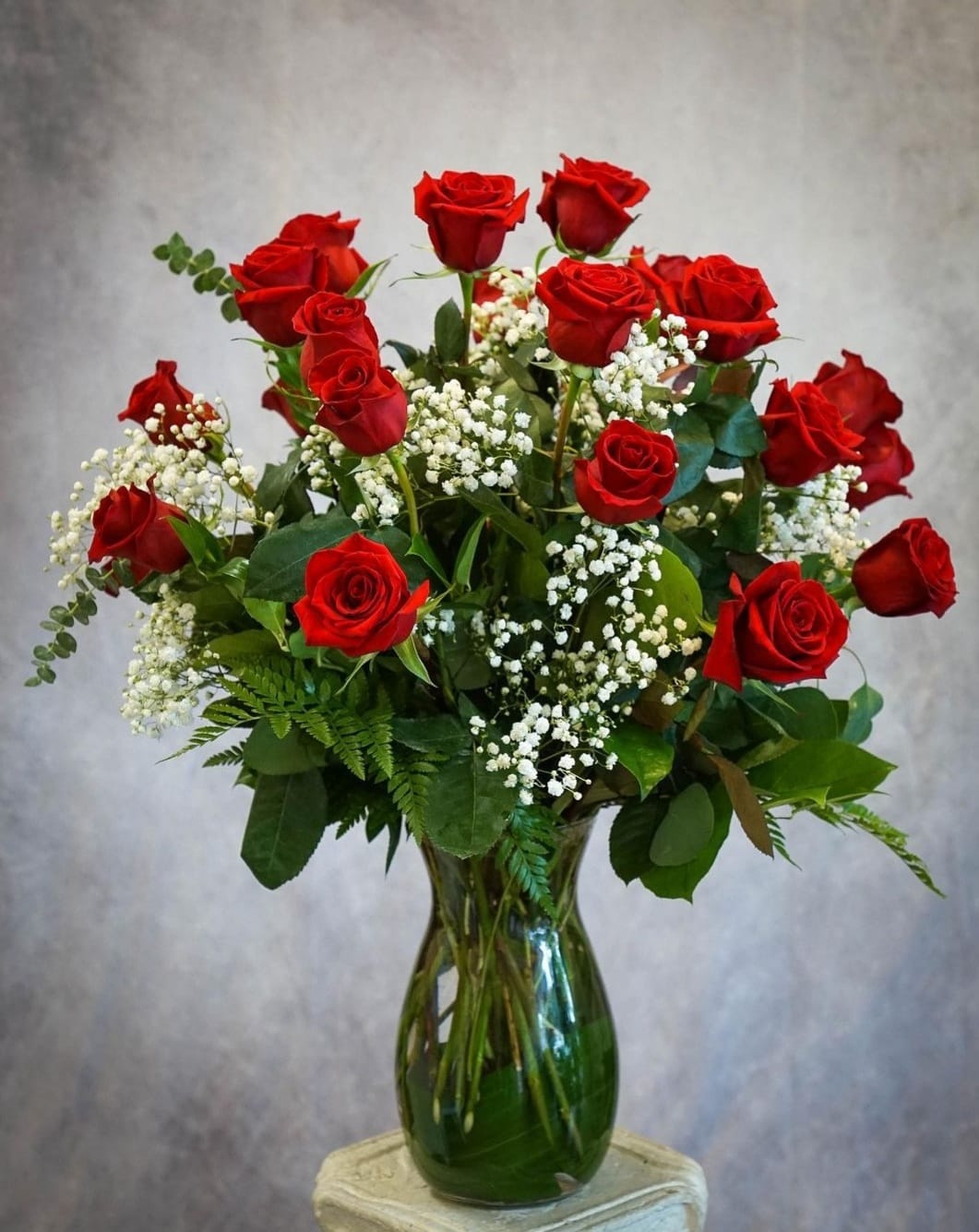 24 Long Stem Red Roses In Greensboro Nc Flower Queen Inc