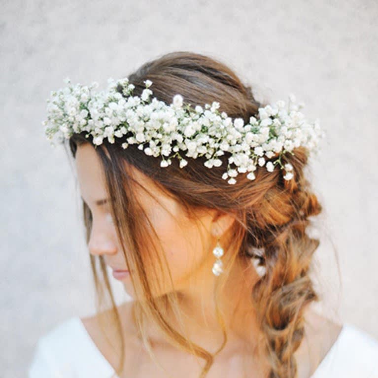 Baby S Breath Halo By Precious Petals Sympathy