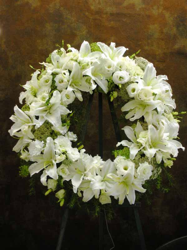 All White Wreath (SY-30)