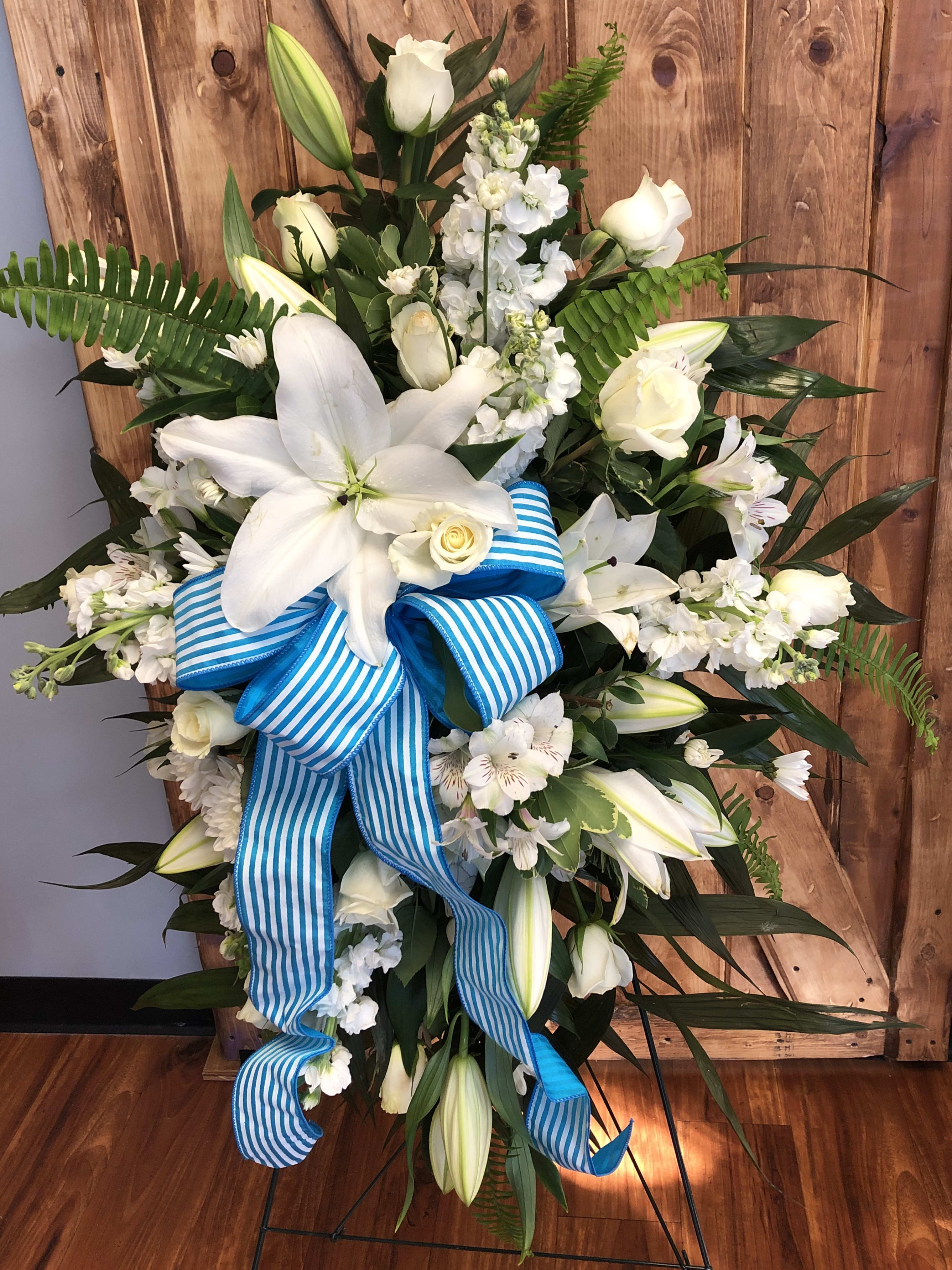 Standing Sympathy Spray in Murfreesboro, TN Enchanted Flower Shop