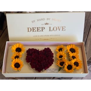 Deep Love Box Pink in Downey, CA | Downey Chapel Florist