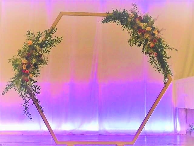 Wedding Arch Flowers By The Floral Secret