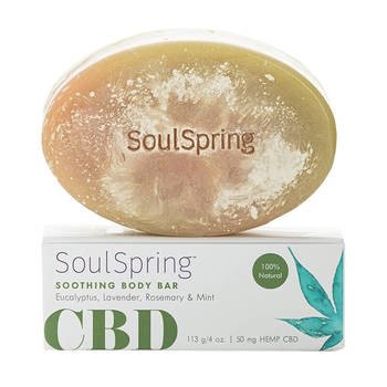 Soulspring Soothing Body Bar Cbd Bath 50mg In Boca Raton Fl Exceptional Flowers Gifts