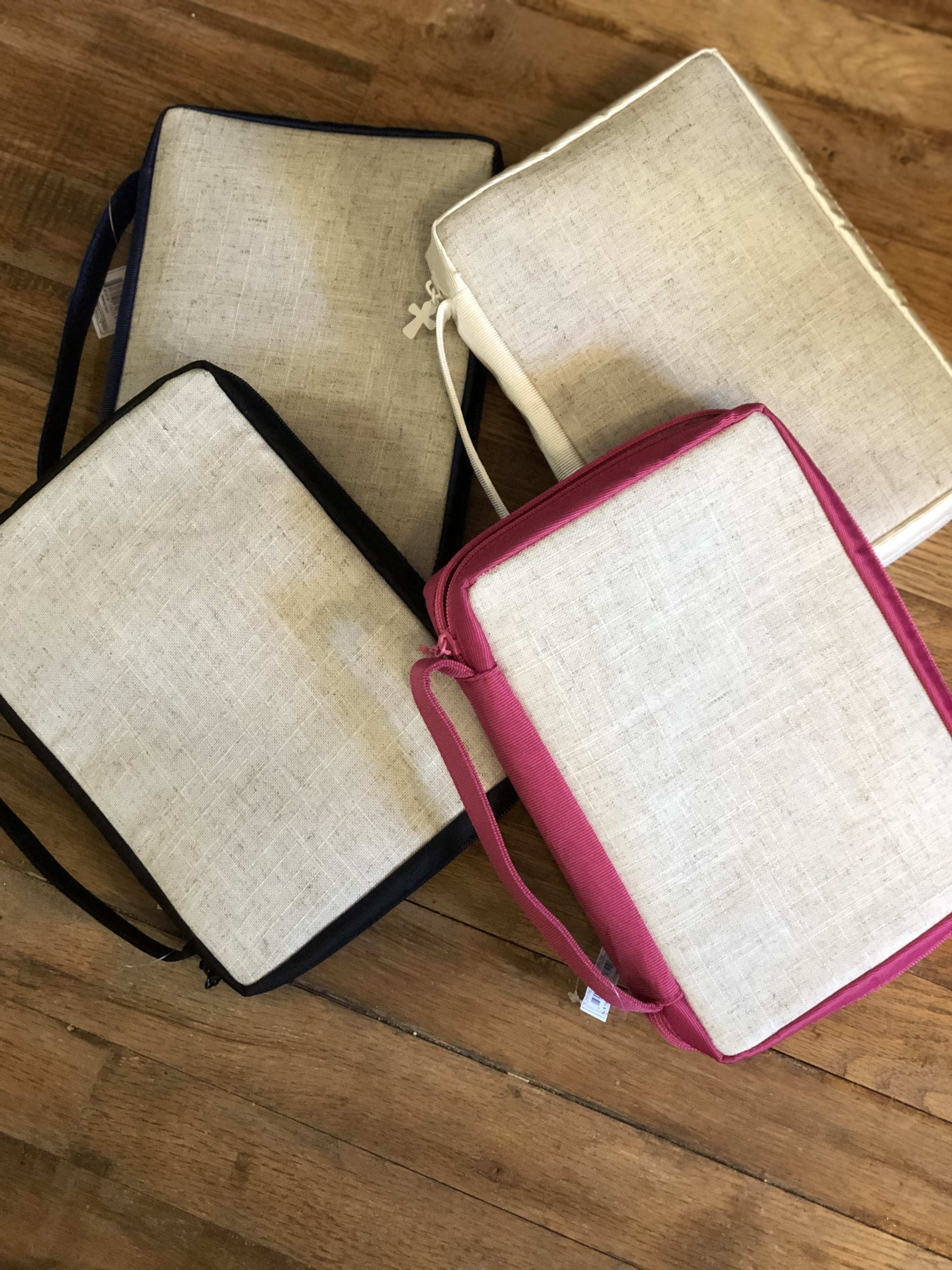 Linen Bible Carrier by GilMan Florist Inc.