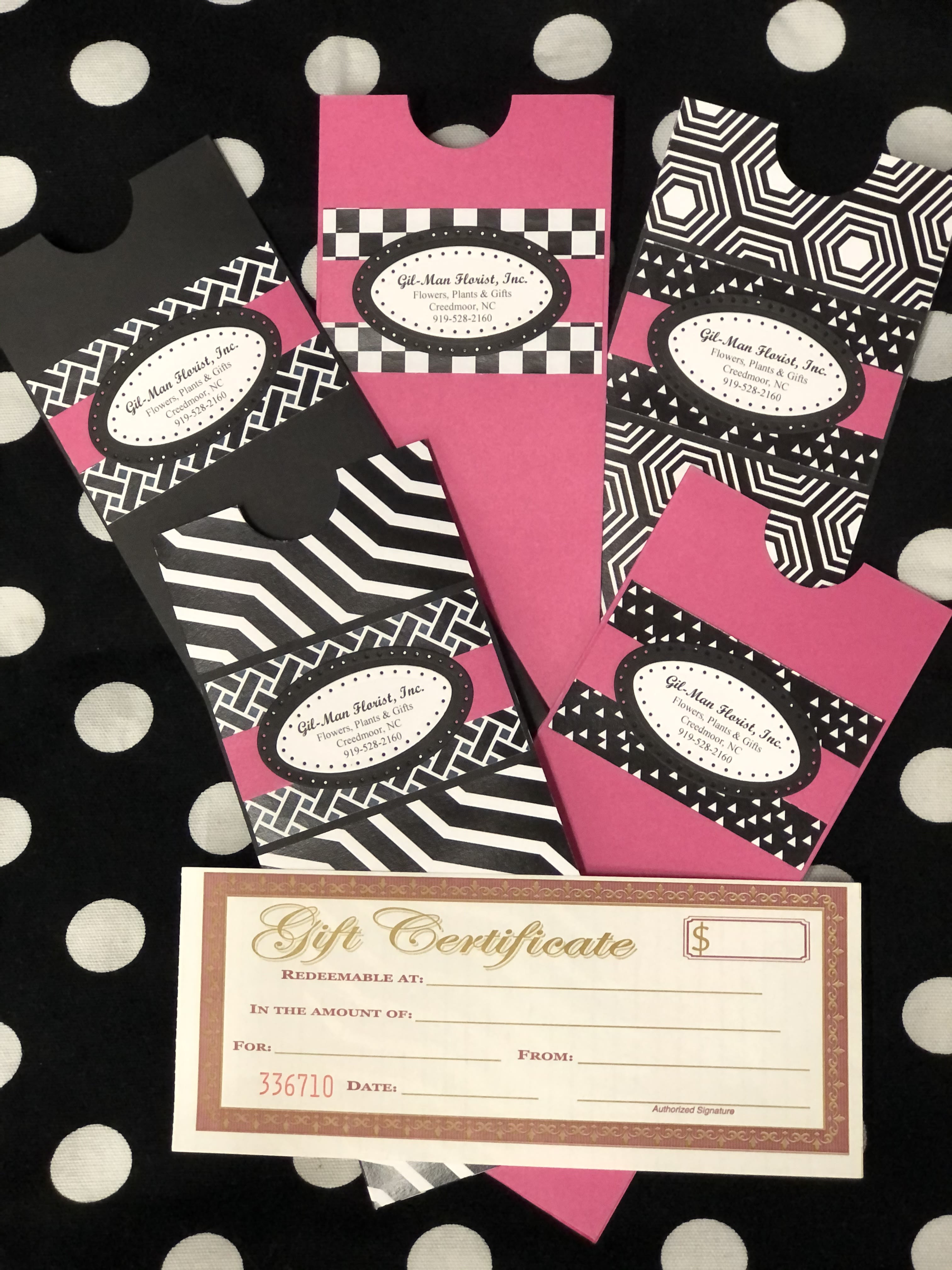 GMF Gift Certificates by GilMan Florist Inc.