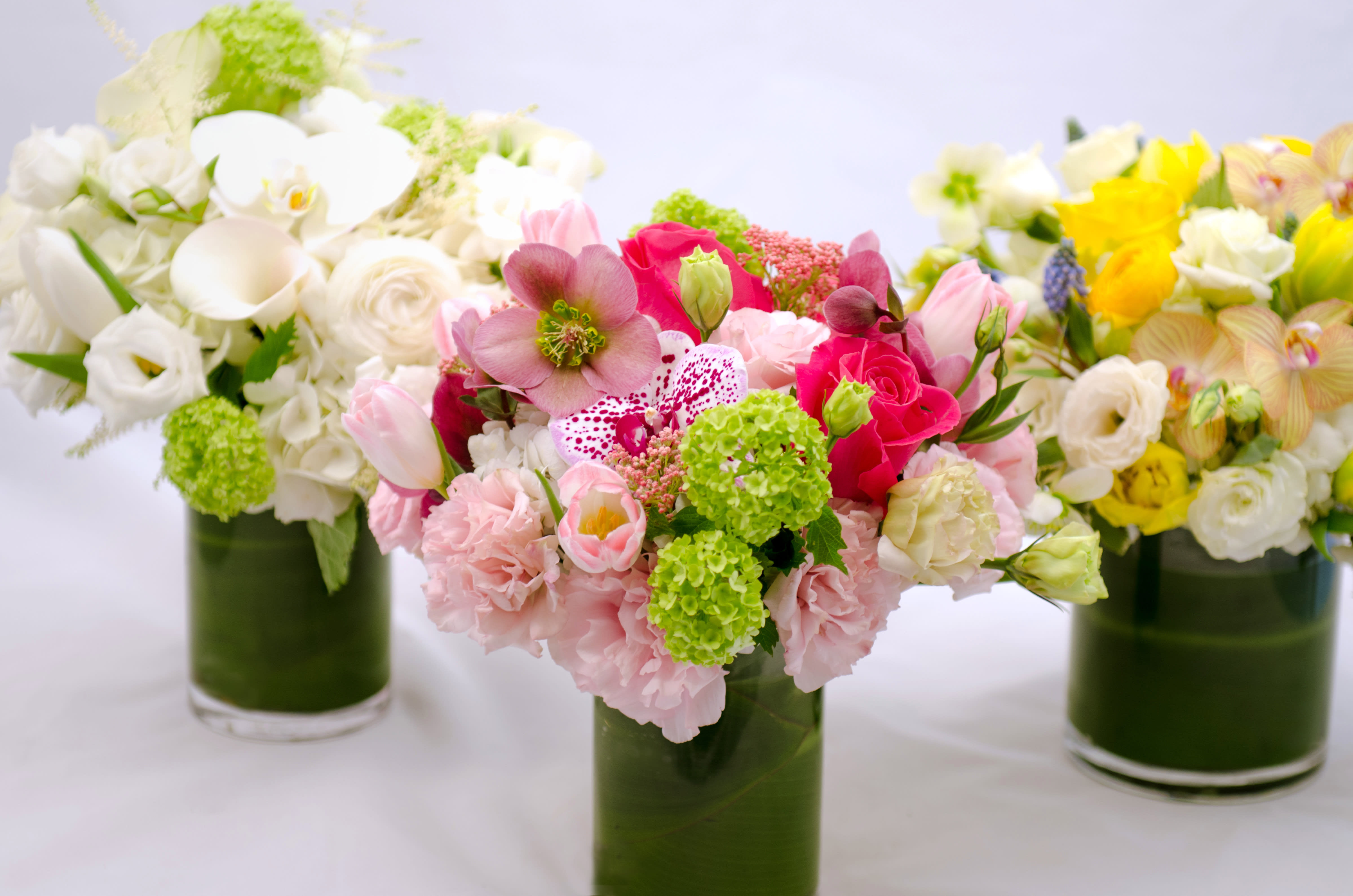 Designer's Choice (Best available flowers for the week) - This is a designers choice arrangement, we will pick and choose the best color combination and the best available flowers that we have for the week 