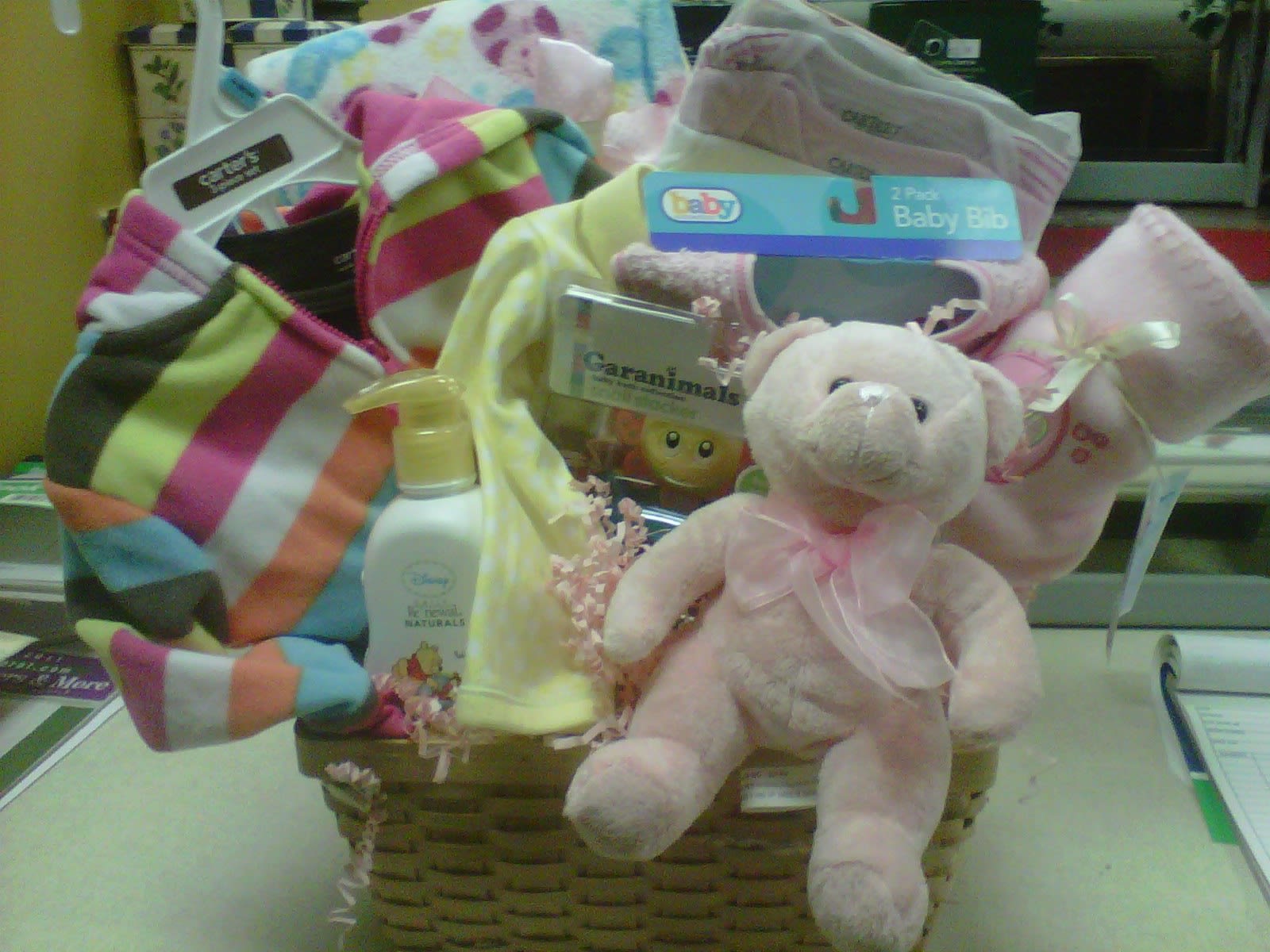 Baby girl gift baskets delivery sales