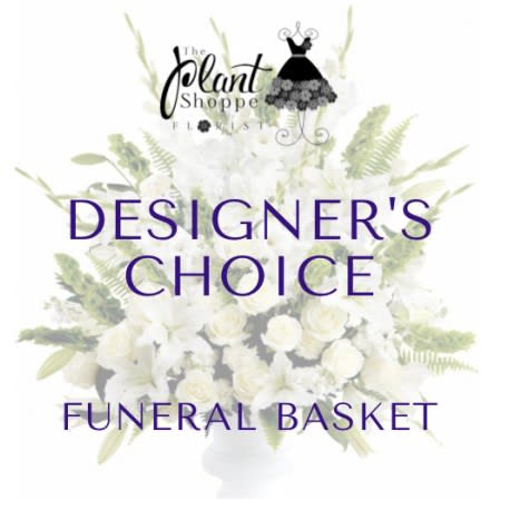 Designer's Choice Funeral Basket - Let us chose the flowers and design