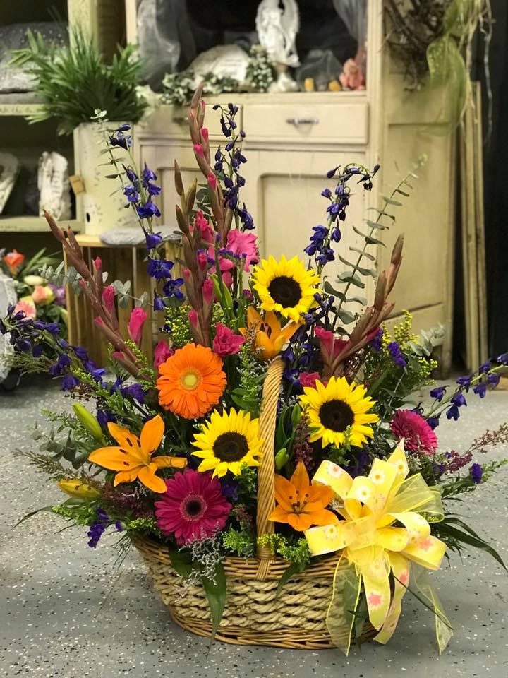 Wildflower Basket by The Chaffee Flower Shop