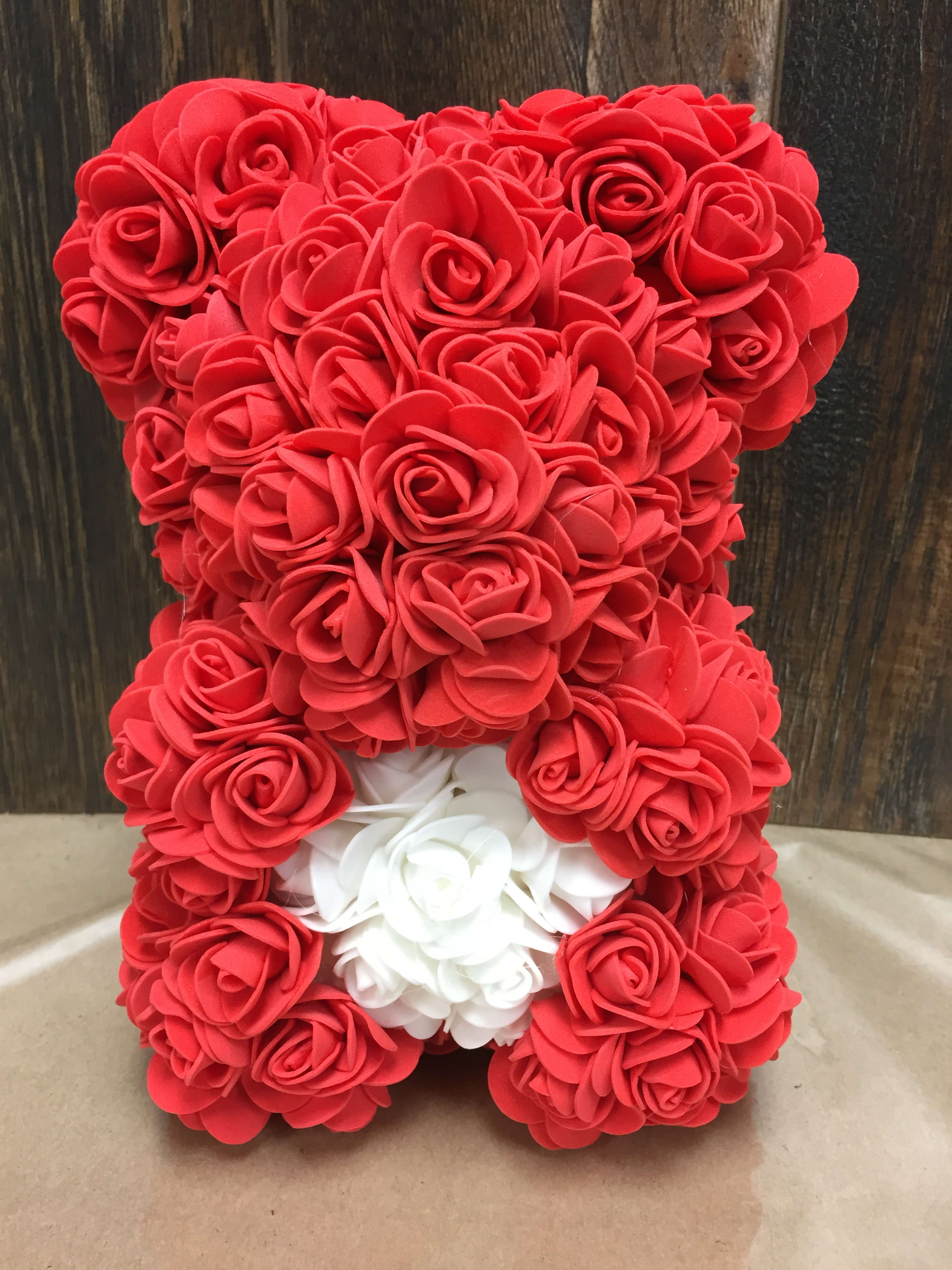 rose bear heart