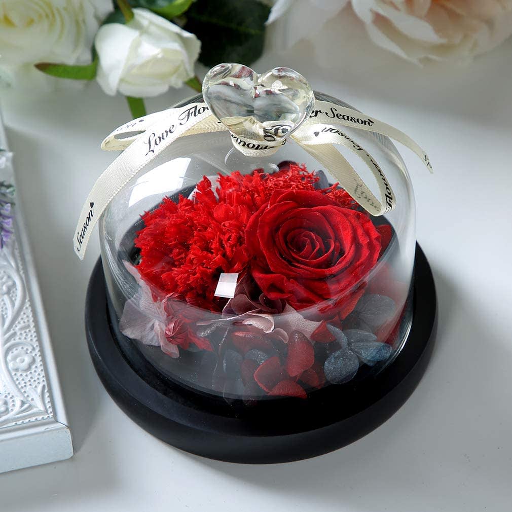 Handmade Forever Roses in a Glass Dome - Red in Las Vegas, NV