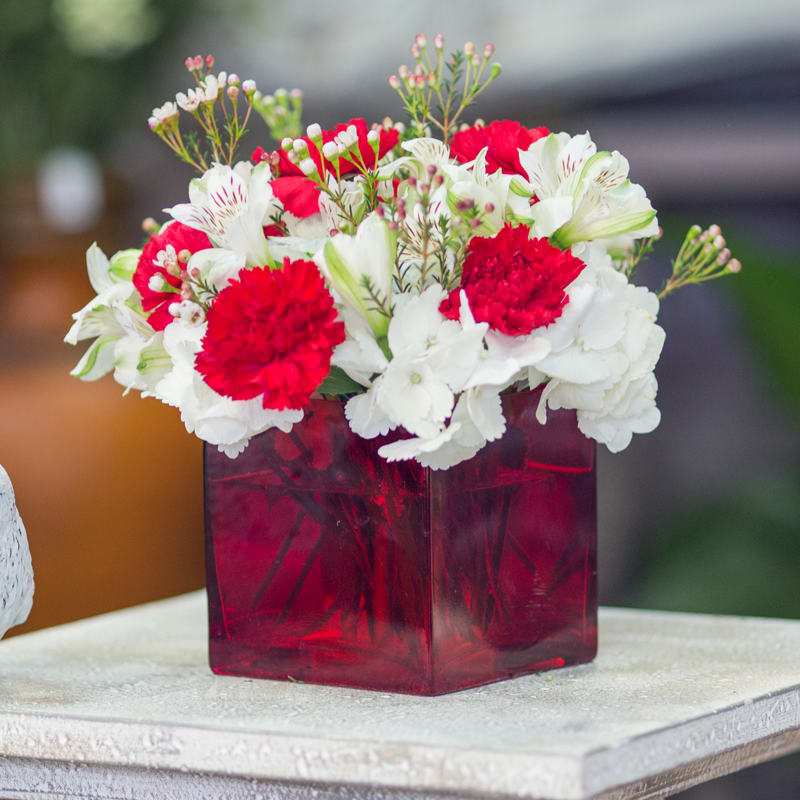 Love squared in Greensboro, NC Jordan House Flowers