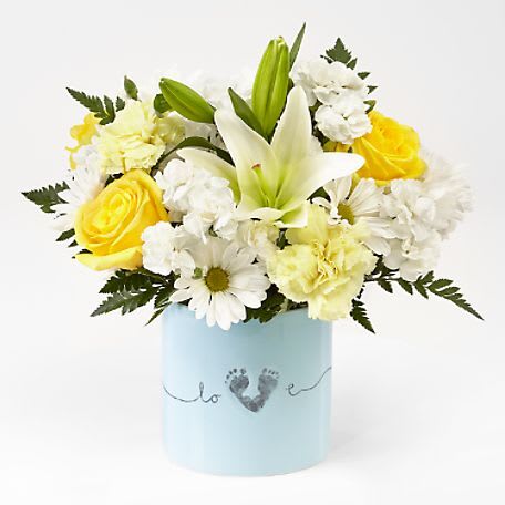 Tiny miracle new baby boy bouquet sale