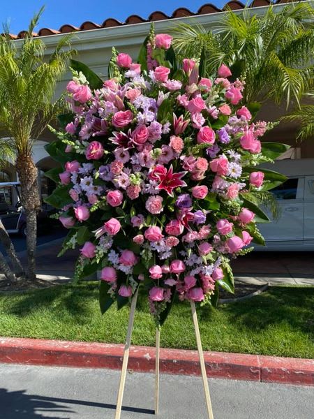 roses, gerber daisies, lillies, ti-leafs and more - Red