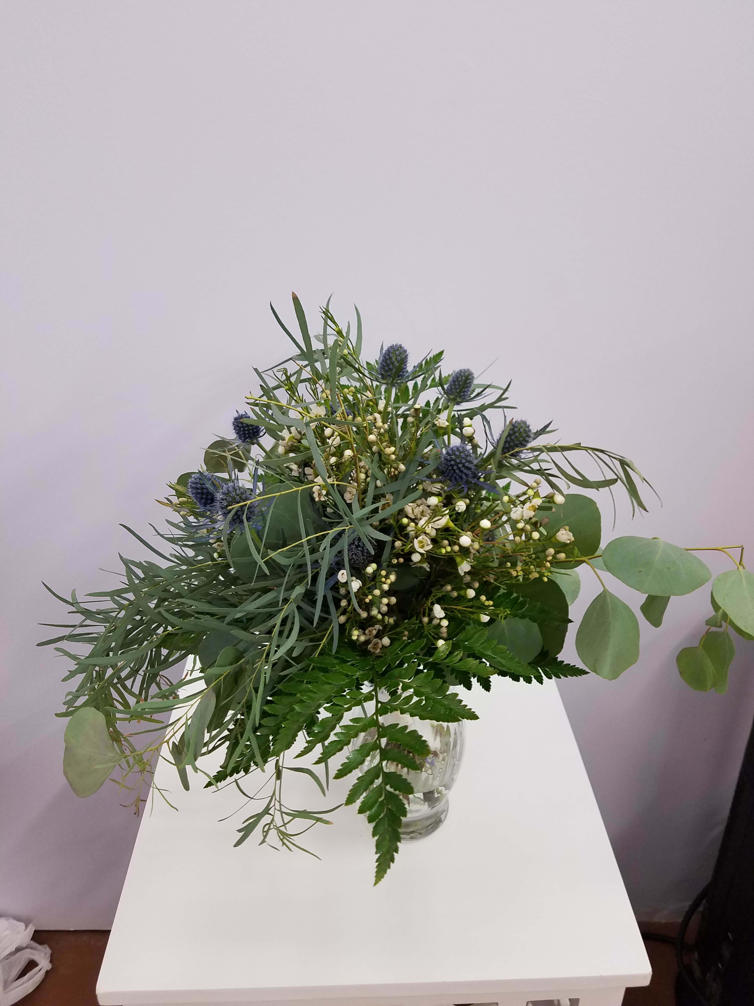 Greenery in bouquets top