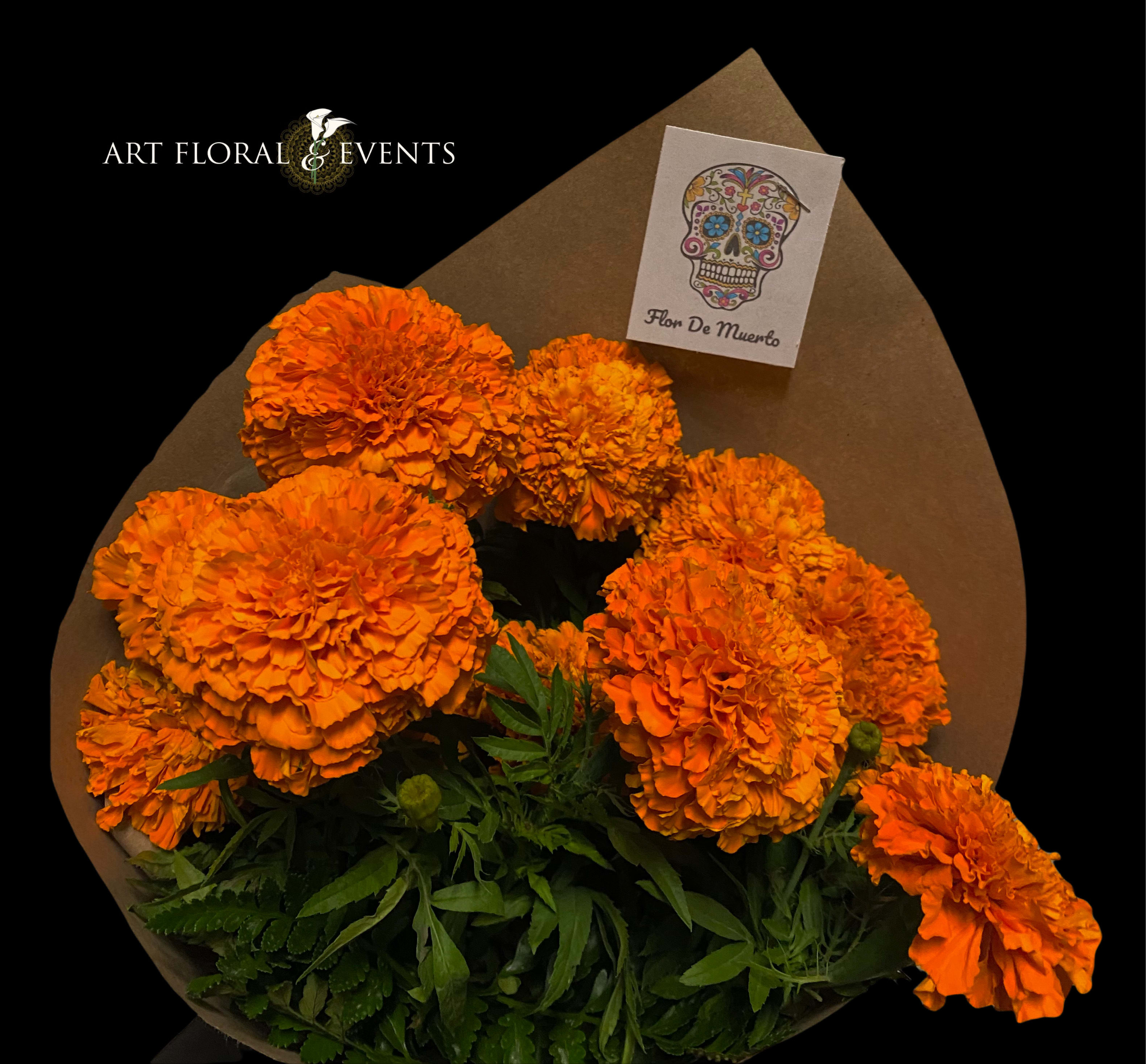Marigold Bouquet in Durham, NC Art Floral & Events
