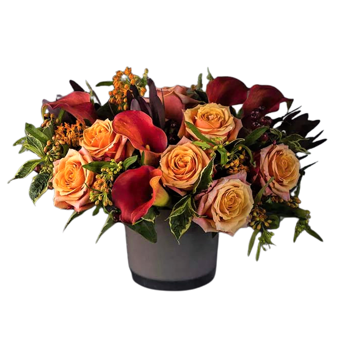 Falltastic Floral Falltastic Floral - A falltastic floral. Please realize product sourcing has been hard , but we will get as close as we can. We will recreate the feel and style of the arrangement.