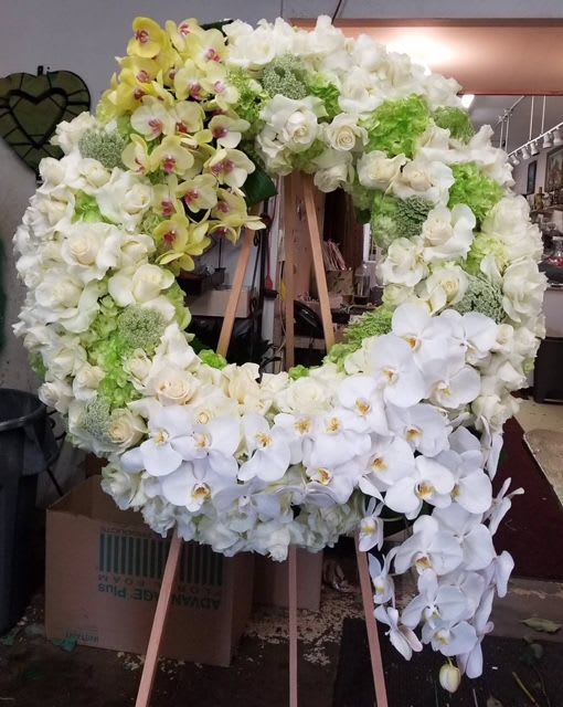 Funeral wreaths cheap