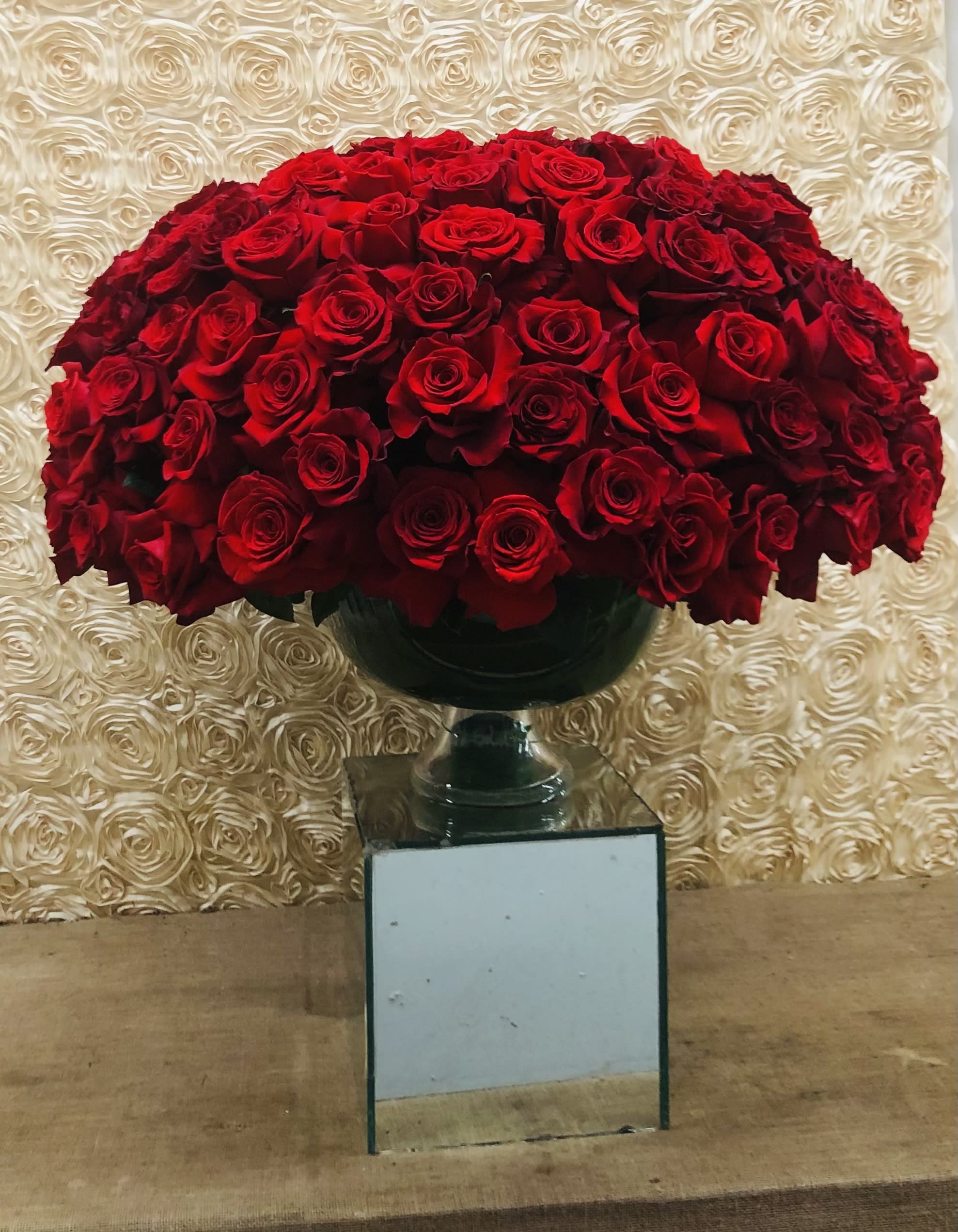 How Will I Know - Words will never do this arrangement justice but it will surely brighten up anyone's day with gorgeous red roses.