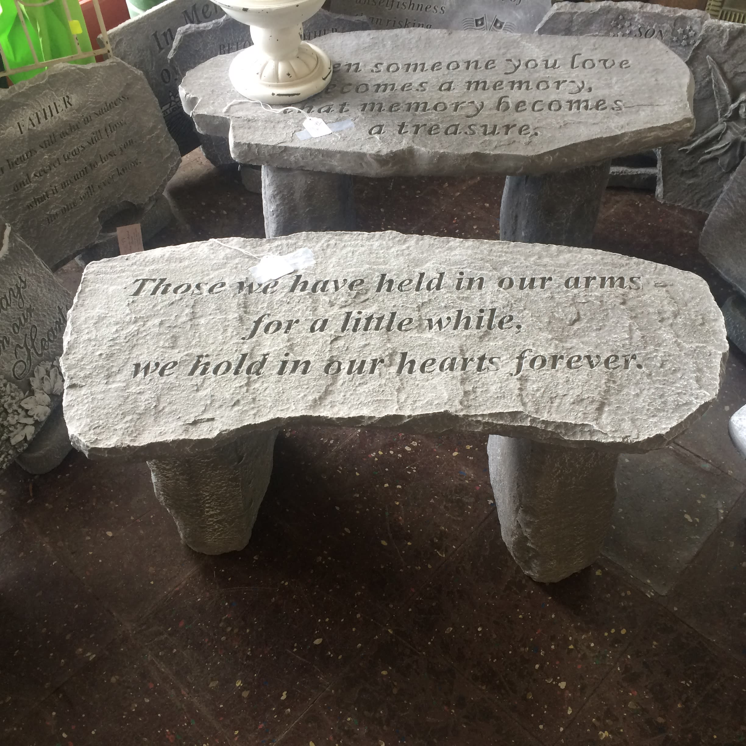 Memorial Bench in Sainte Genevieve, MO Bri's Buy The Bunch, LLC