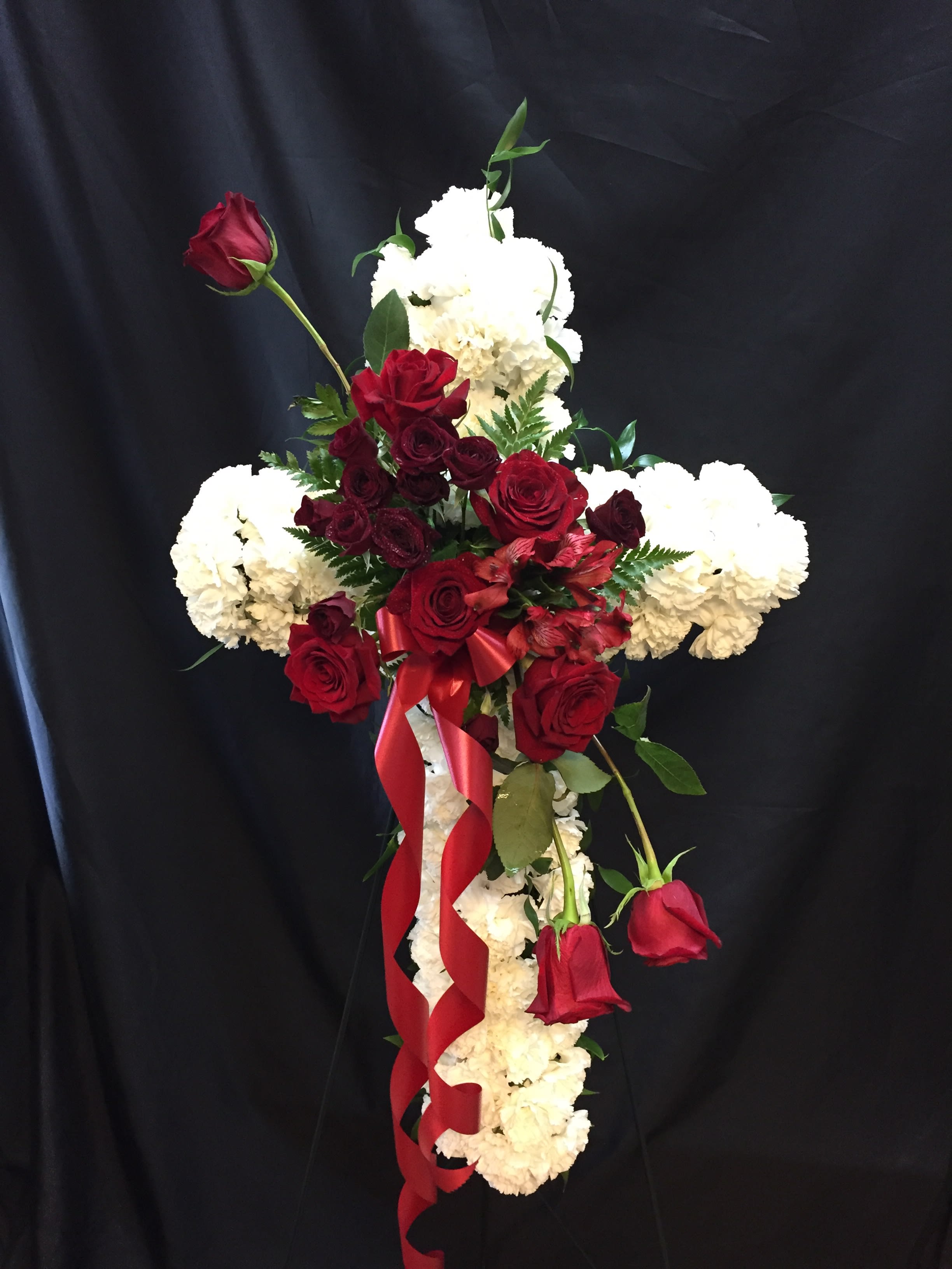 Sympathy Cross in Charleston, SC The Greenery Florist