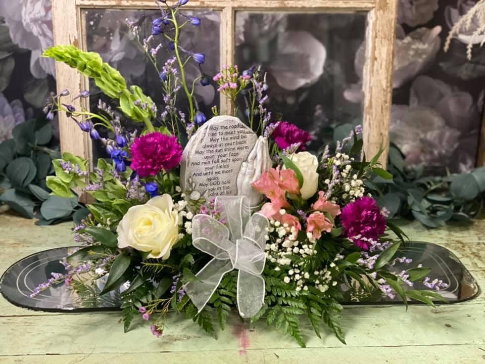 Treasured memory arrangement in Chaffee, MO The Chaffee Flower Shop