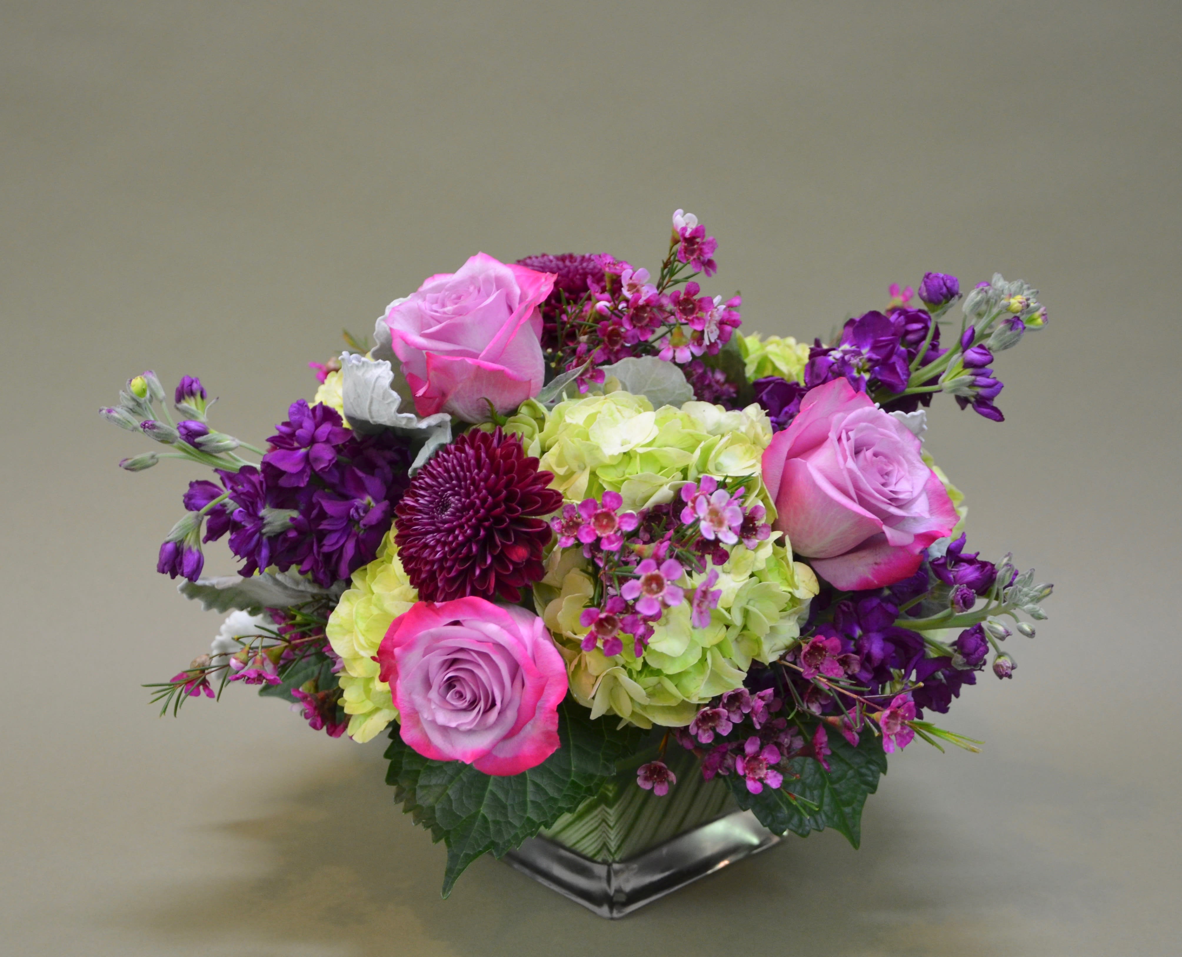 Purple Passion - A melody of garden flowers in lavenders and purples. 