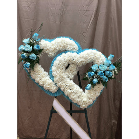 Double Heart Wreath  - SKU#: Double Heart Wreath 