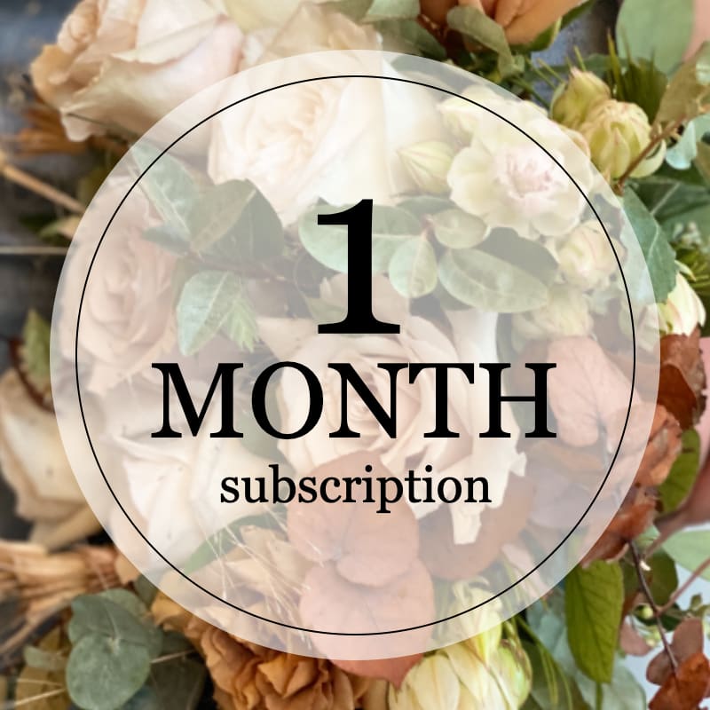 Monthly Flower Delivery 1 Month in Astoria, NY Petals & Roots