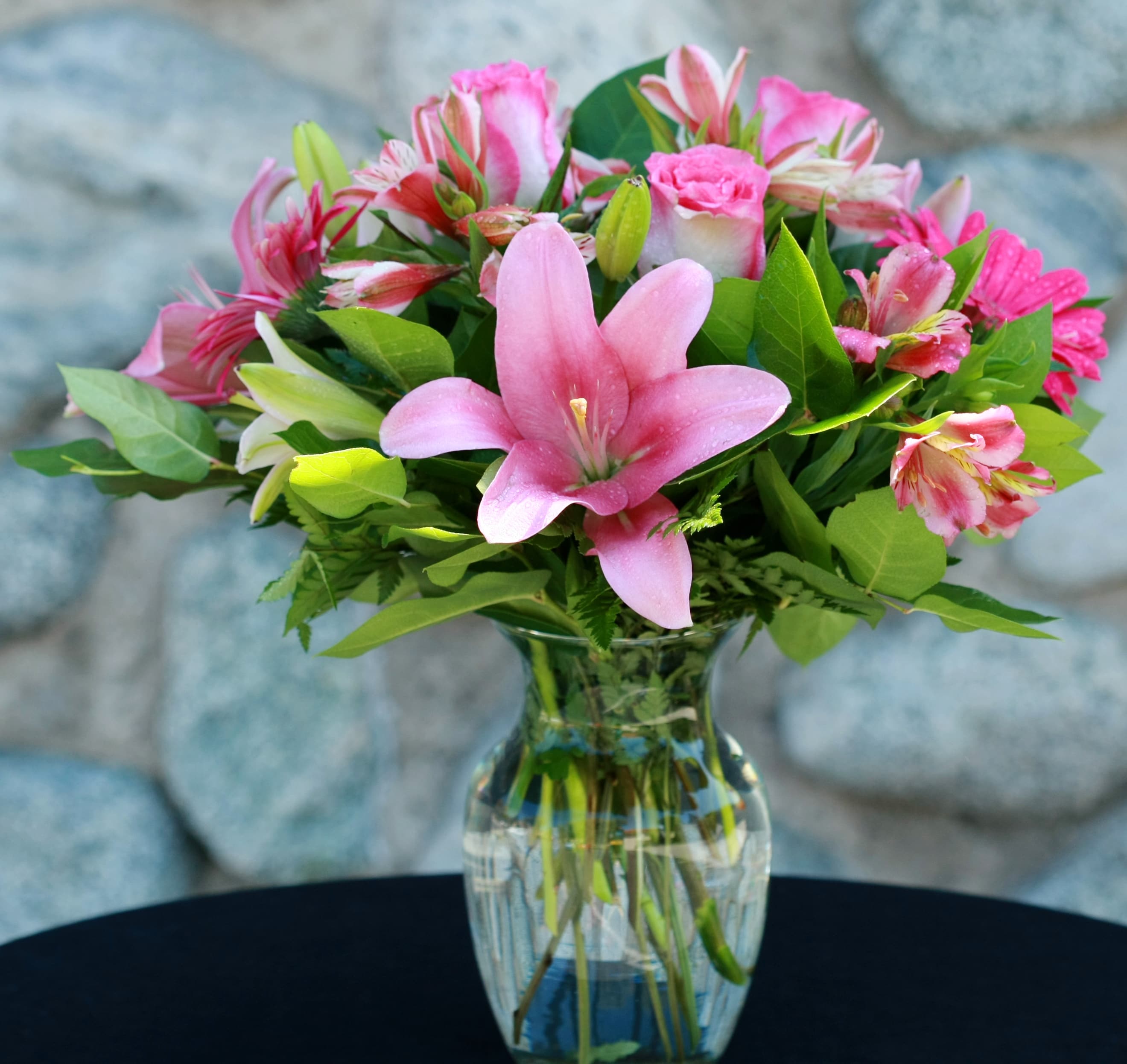 Pink Blush Bouquet (SF136) in Claremont, CA Sherwood Florist