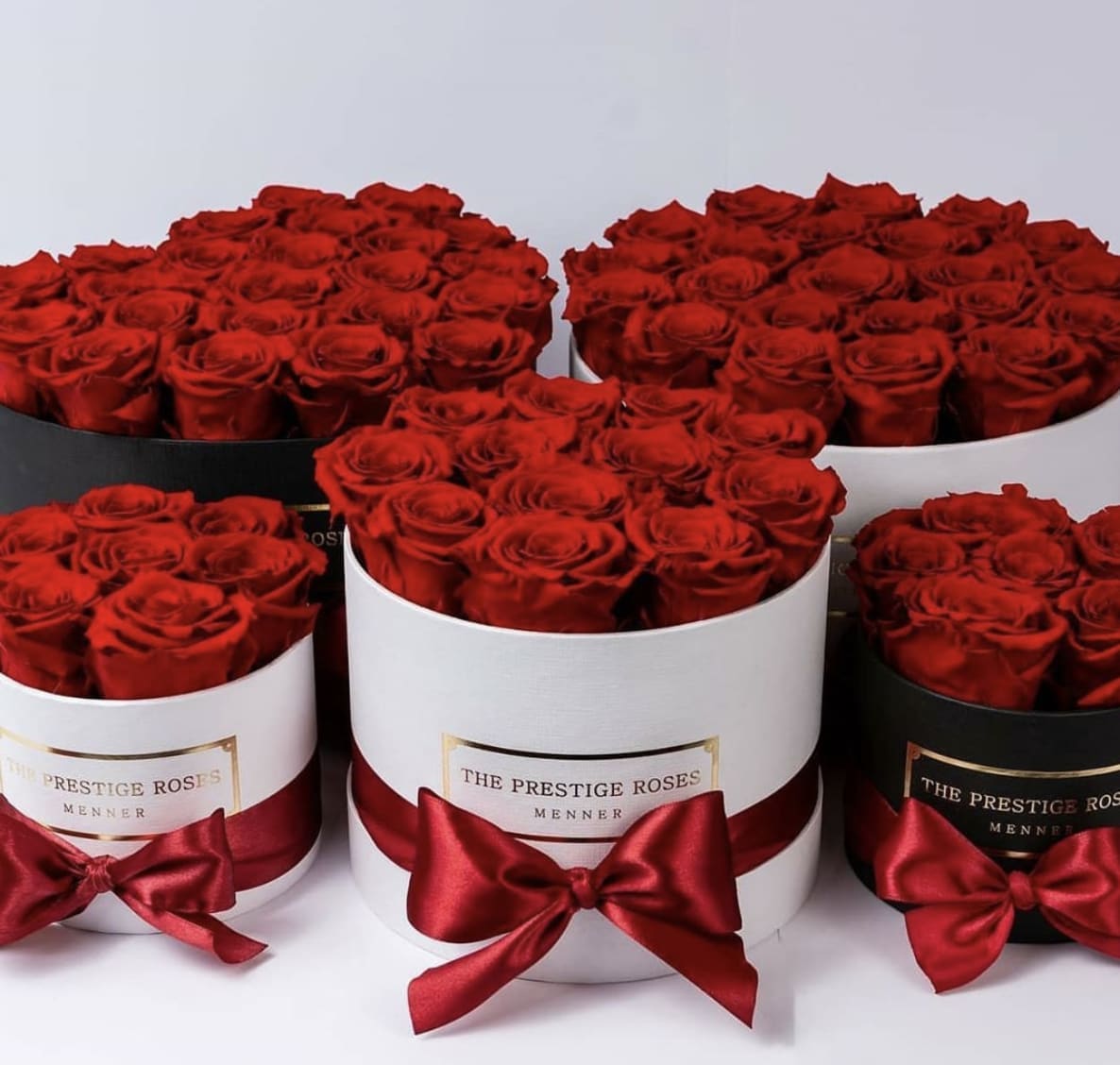 Amazing Love designed with flowers and roses in a luxury box