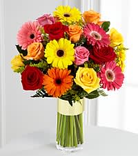 hooray cheer hooray cheer - bright gerberas and rose mix