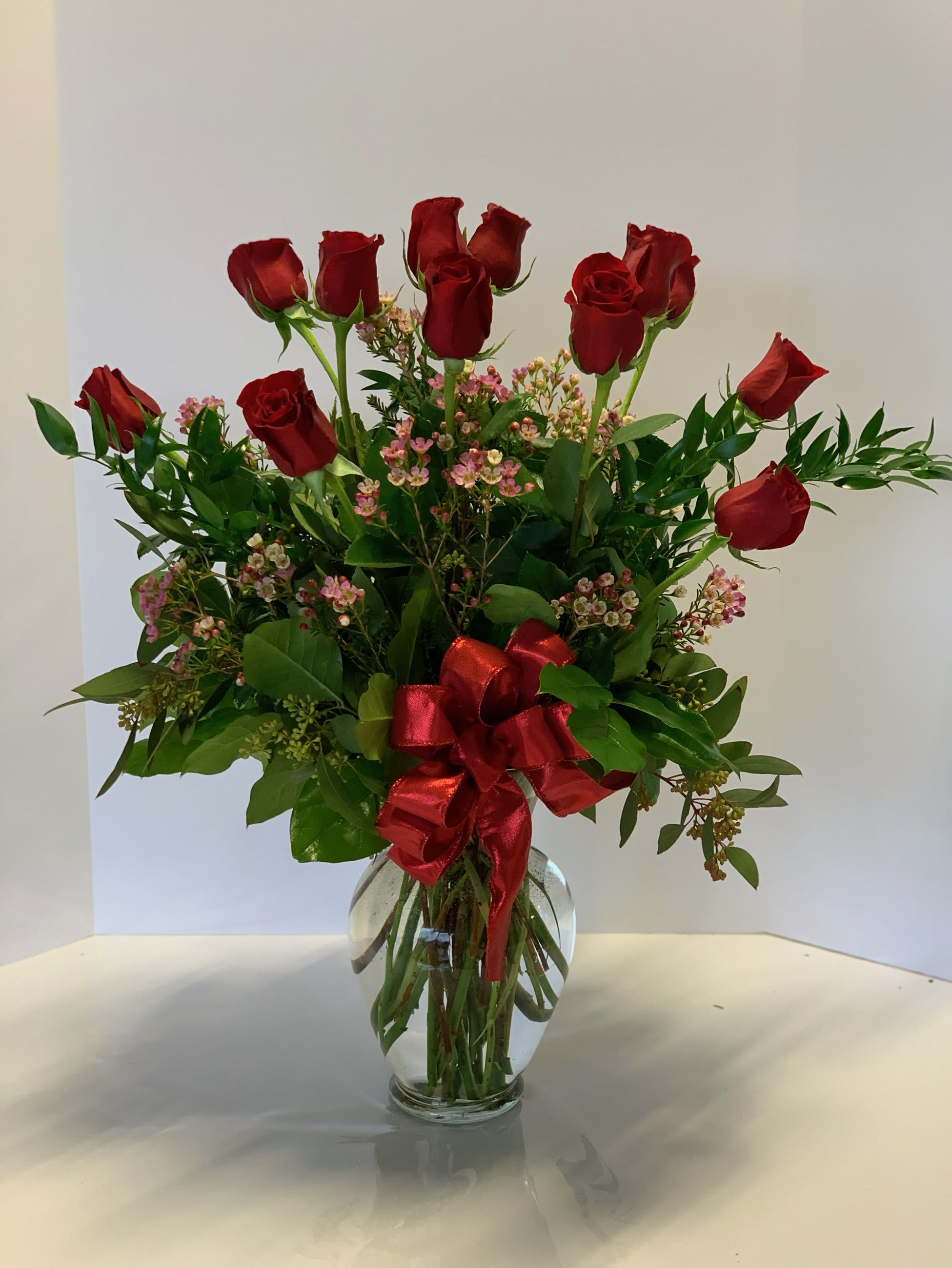 Dozen Long Stemmed Roses in Naples, FL Botanicals On The Gulf