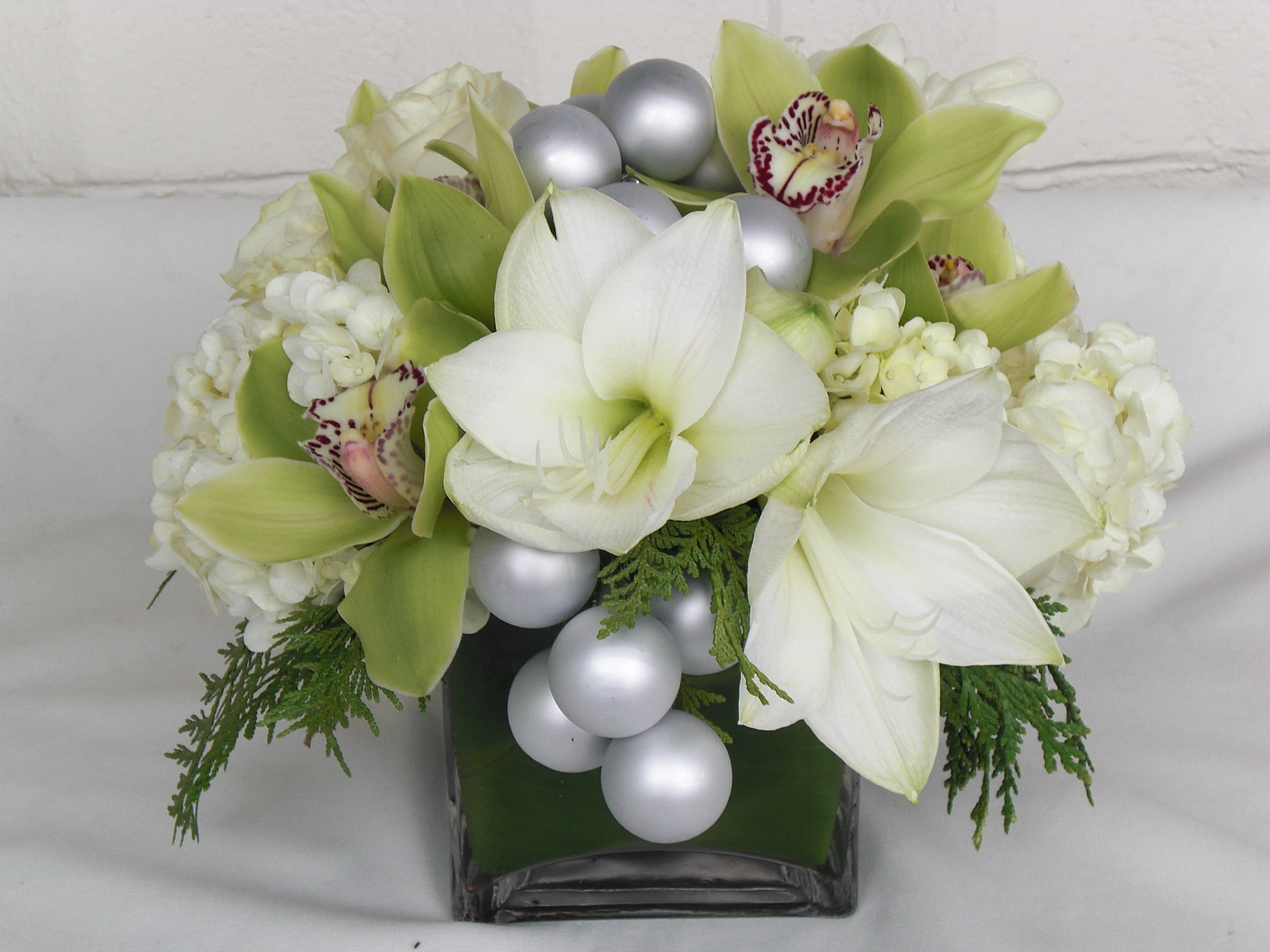 Silver and White
