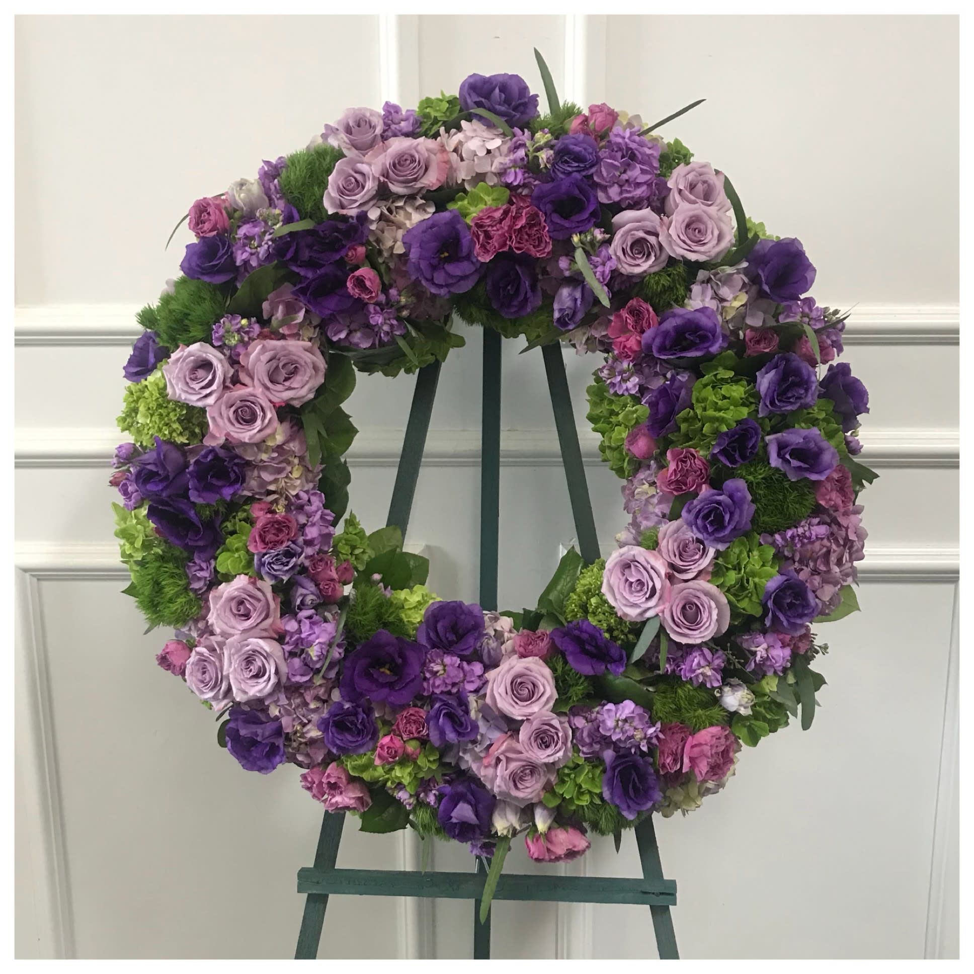 Lavender Sympathy Wreath