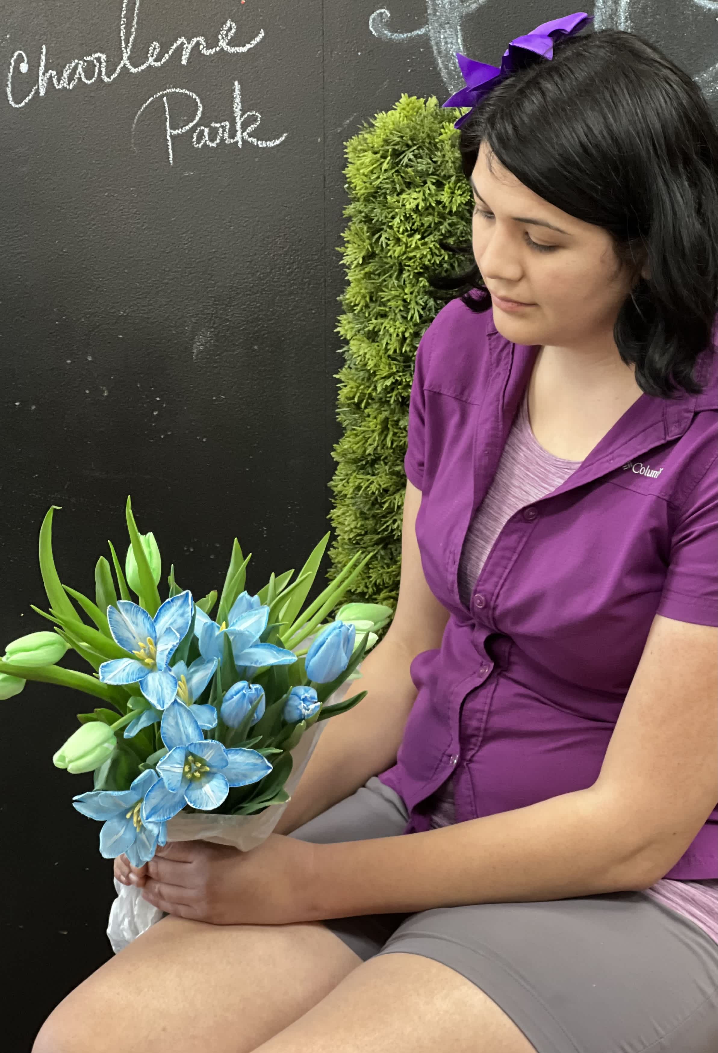 Tulips Blue Tulips Tulips Blue Tulips - Beautiful blue tulips and green tulips. Just let us know what color you like