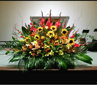  PODIUM ARRANGEMENT 115 [TTPOD115] - PODIUM ARRANGEMENT 115 BY TWIN TOWERS FLORIST      As Shown : TTPOD115 