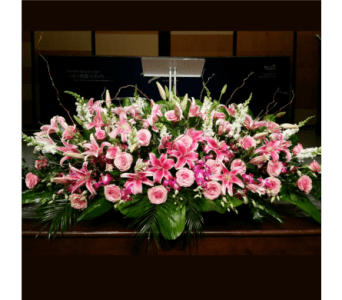  PODIUM ARRANGEMENT 120 [TTPOD120] - PODIUM ARRANGEMENT 120 BY TWIN TOWERS FLORIST      As Shown : TTPOD120 