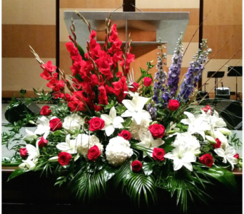  PODIUM ARRANGEMENT 86 [TTPOD86] - PODIUM ARRANGEMENT 86 BY TWIN TOWERS FLORIST      As Shown : TTPOD86 