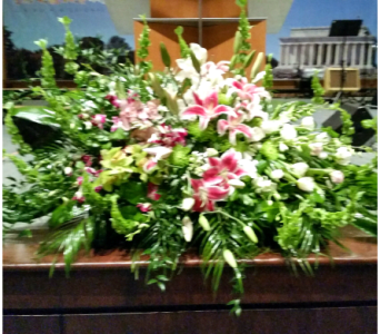  PODIUM ARRANGEMENT 93 [TTPOD93] - PODIUM ARRANGEMENT 93 BY TWIN TOWERS FLORIST      As Shown : TTPOD93 