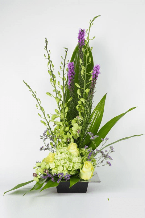 Fancy spirit Fancy spirit - Combination of elegant flowers such as hydrangeas, orchids and roses. Elaborated in a single face.