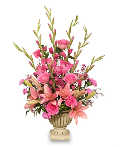 Tender Tribute - This burst of pink represents the sympathy we have for our loved ones.