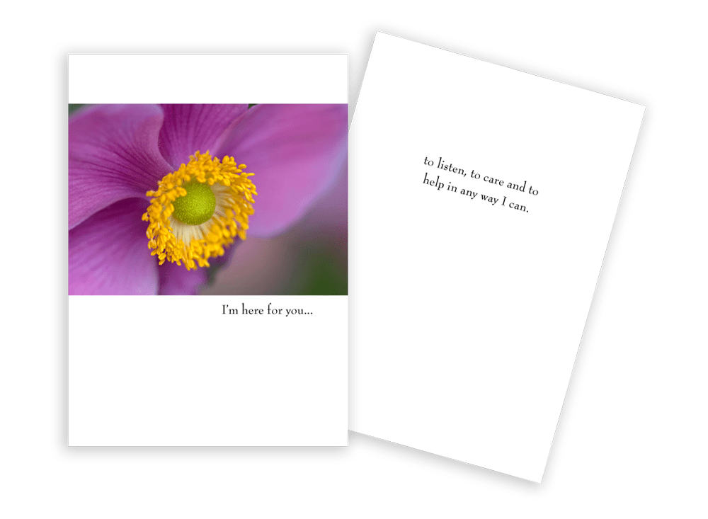 Here for You, Comfort Card Here for You, Comfort Card - Sun Day Here for You, Comfort Card