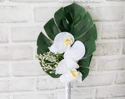 Palm Beach Collection Bride maid Bouquet (Please Give 3 Business Days For Pick Up) - Palm Beach Collection Brides maid bouquet. Simple but elegant orchid and tropical greens 