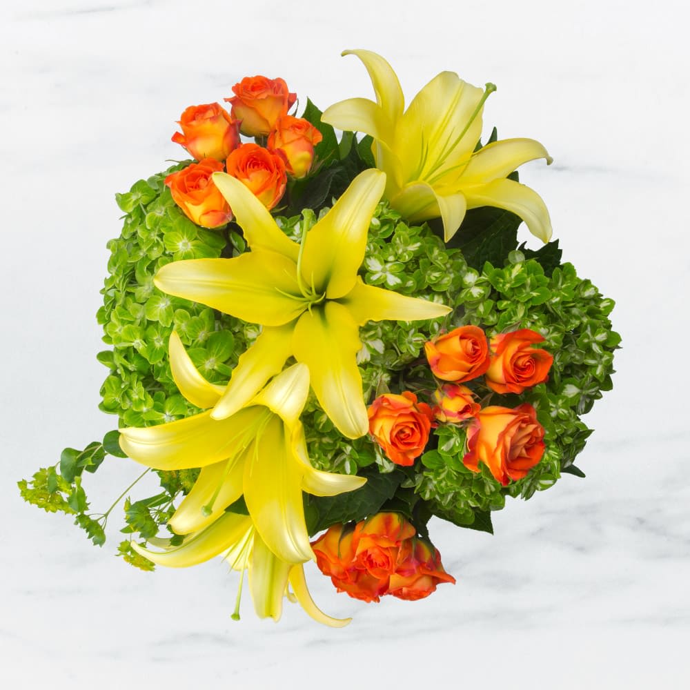 Cube of Wonder by BloomNation™ Cube of Wonder by BloomNation™ - Do you find yourself wondering what’s in this Cube of Wonder? Wonder no longer, you’ve come to the right place. Featuring a vibrant array of lilies, spray roses, and hydrangea, this wonderful arrangement is the perfect gift to celebrate a birthday or new beginnings.