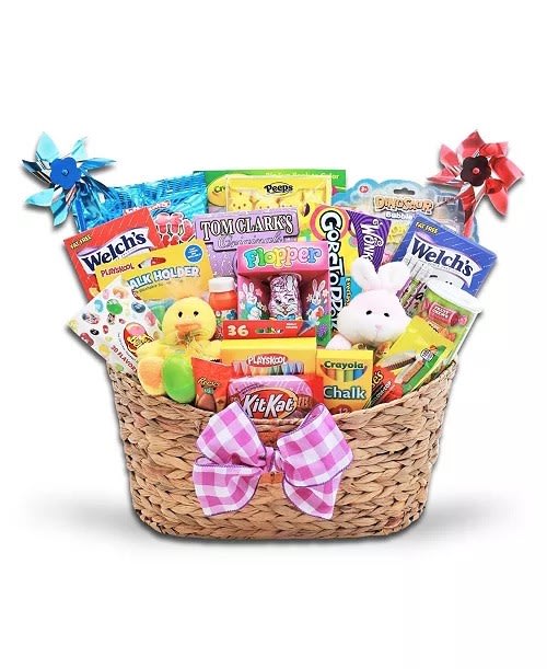Kids Easter Basket! - Perfect for kids of all ages! A easter themed basket with candies small toys and easter bunnies
