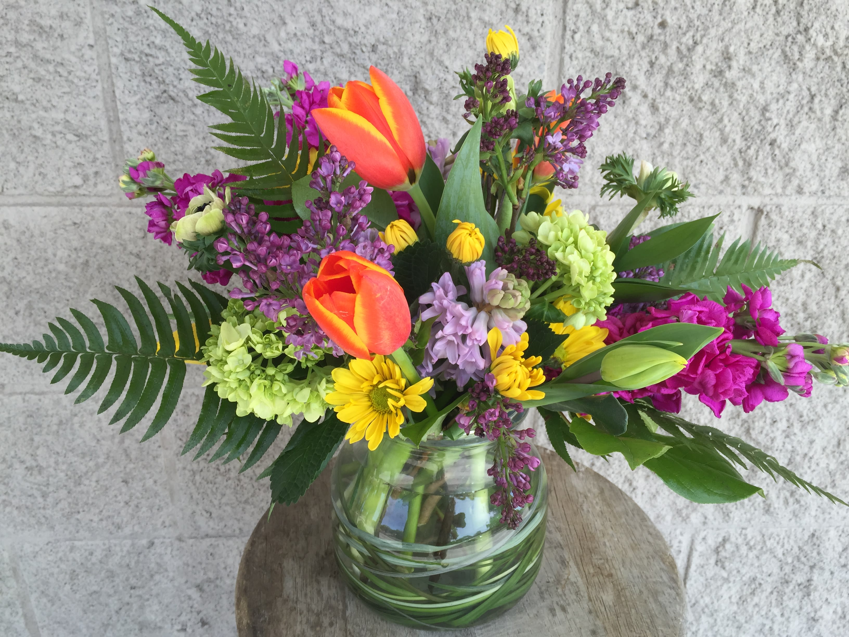 spring in session spring in session - lilac and tulips